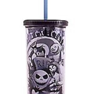 Nightmare Before Christmas Tumbler with Straw Plastic 20oz NWT